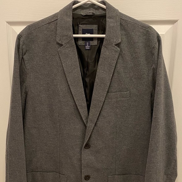 Gap Mens Light Grey Blazer Suit Jacket - Size L - Picture 1 of 11